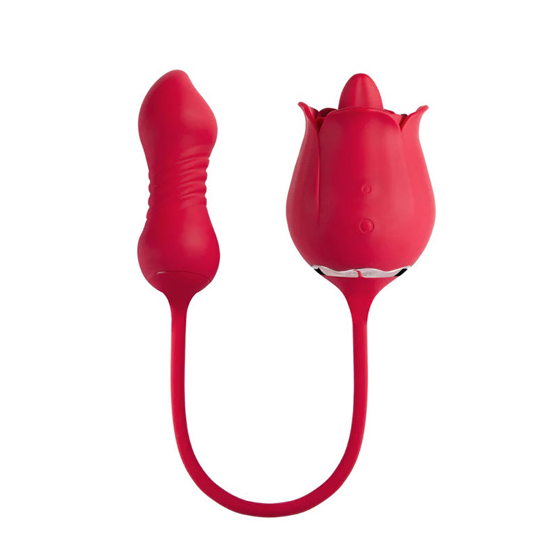 red rose toy with dildo