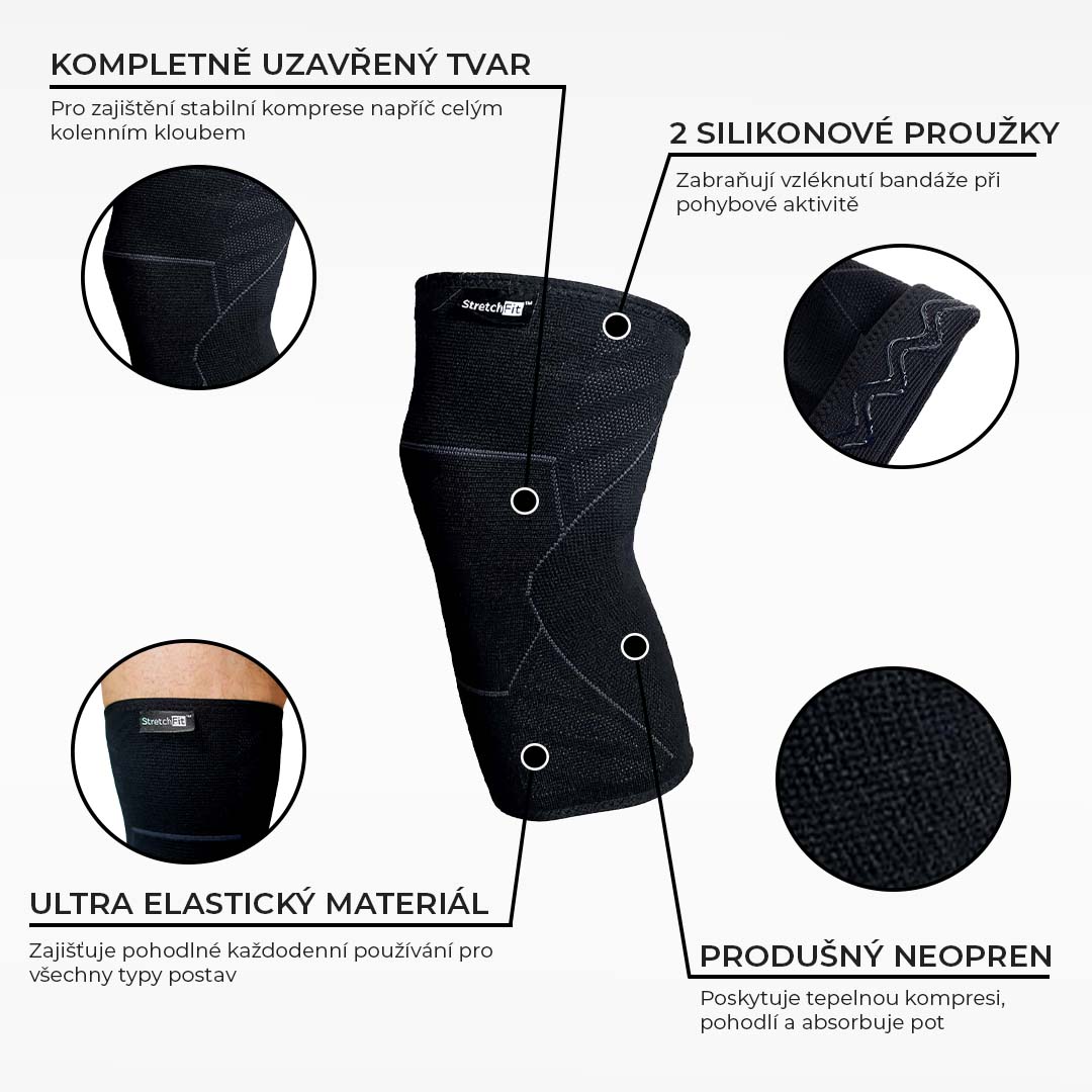 Bandaz na koleno StretchFit Kneesleeve