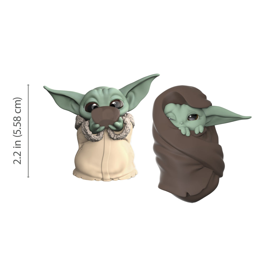  STAR WARS The Bounty Collection Series 3 The Child Figures  2.25-Inch-Scale Tentacle Soup Surprise, Blue Milk Mustache Posed Toys, 4  and Up : Toys & Games