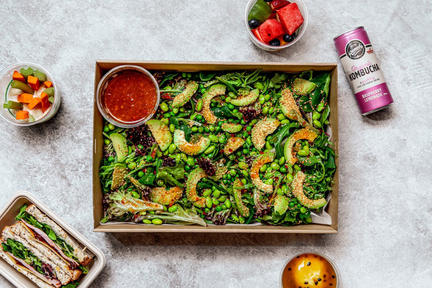 Asian Greens Salad Platter - Vegetarian, Vegan & Gluten Free - eCater PTY LTD