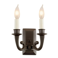 JVI Designs - 316-08 - Two Light Wall Sconce - San Clemente - Oil Rubbed Bronze