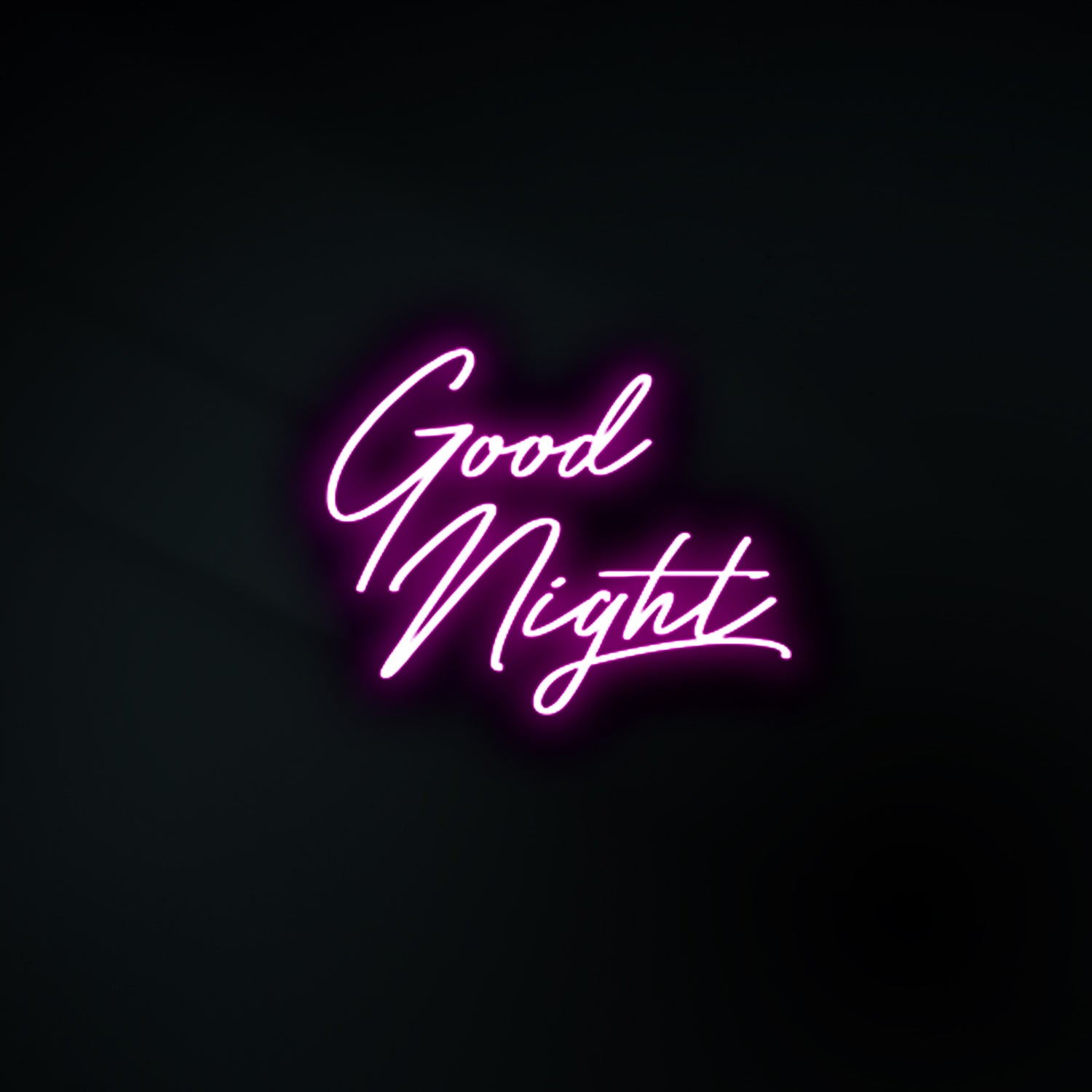 goodnight neon sign