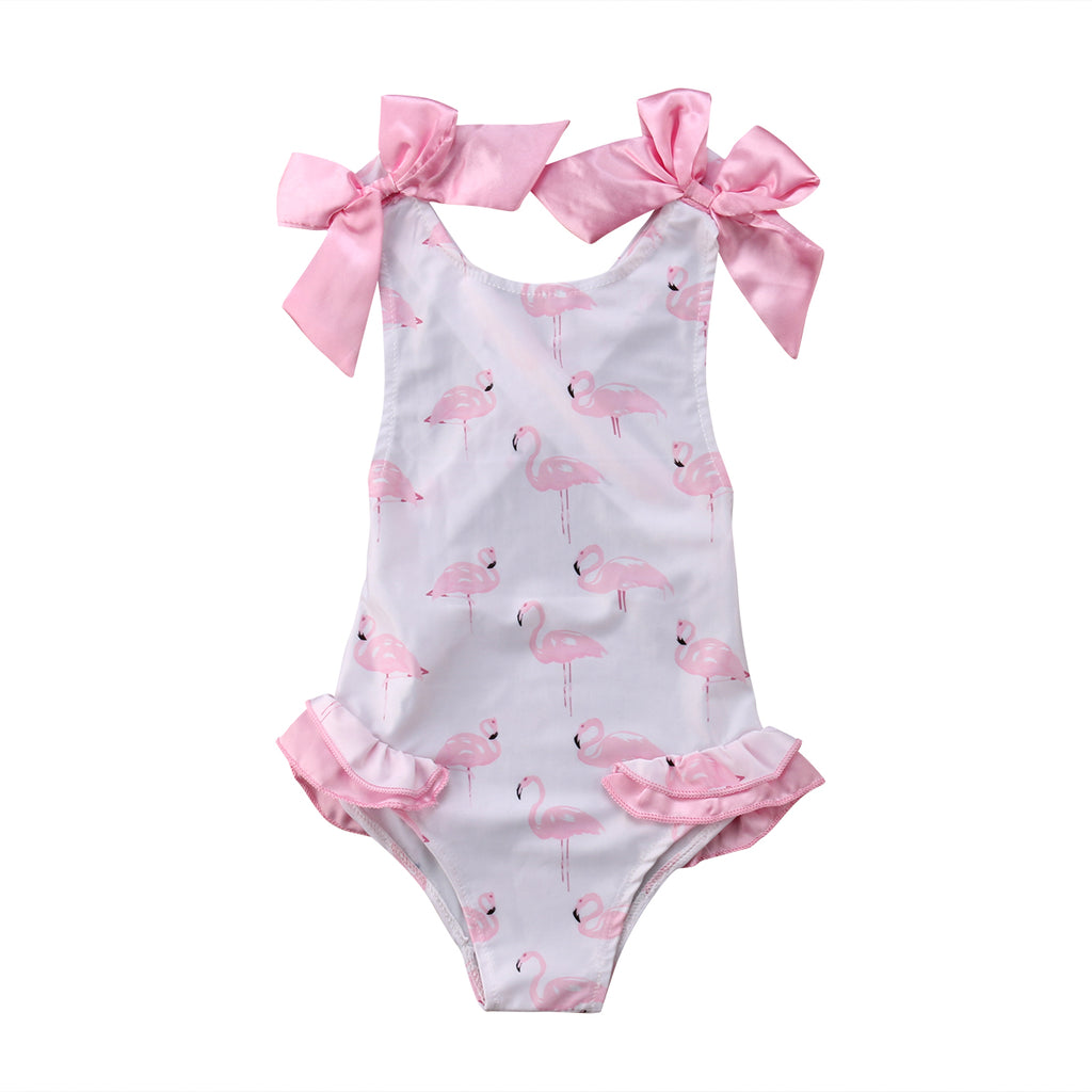 baby flamingo swimsuit