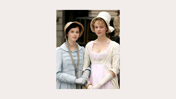 Persuasion Female Characters dressed in Regency Era Style Dresses
