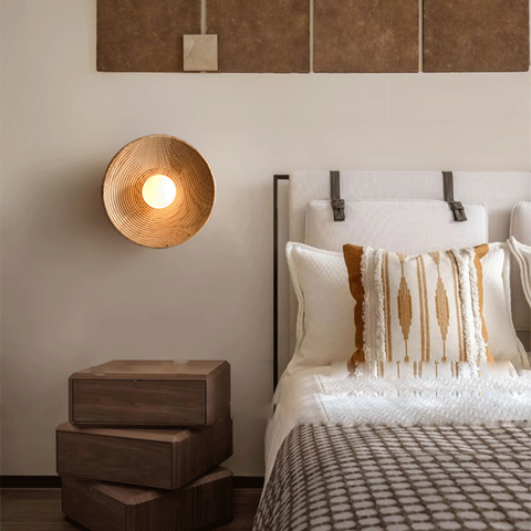 Wooden Wall Lamp