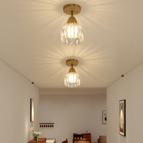 Geometric Flush Mount Light