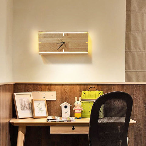 Wooden Wall Lamp