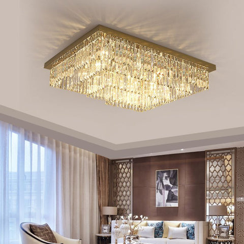 Crystal Flush Mount Light