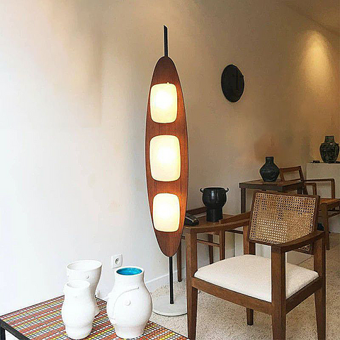 Wooden Floor Lamp