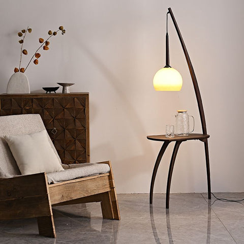 Wooden Floor Lamp