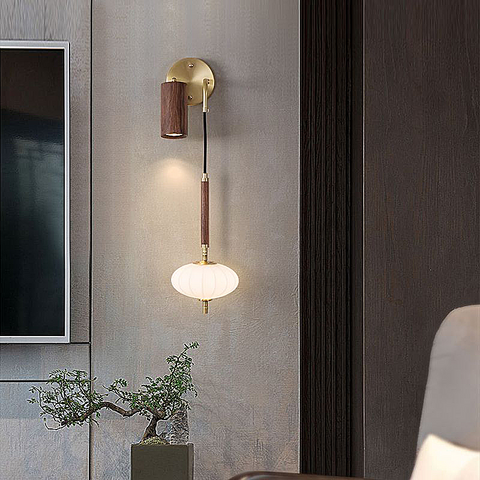 Wooden Wall Lamp