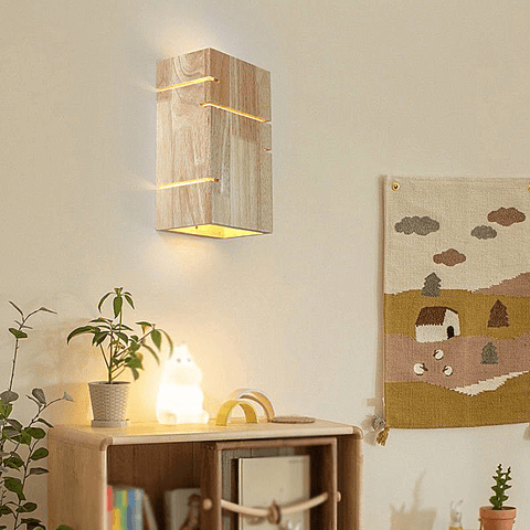 Wooden Wall Lamp