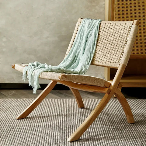 Rustic Foldable Recliner Chair