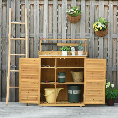 Garden Essentials: Exploring the Best Garden Carts, Hose Reel, & Potting Tables for a Chic Outdoor Oasis