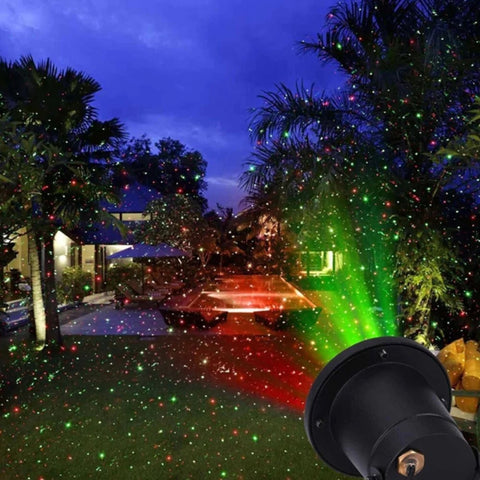 Stars Shower Laser Landscape Light