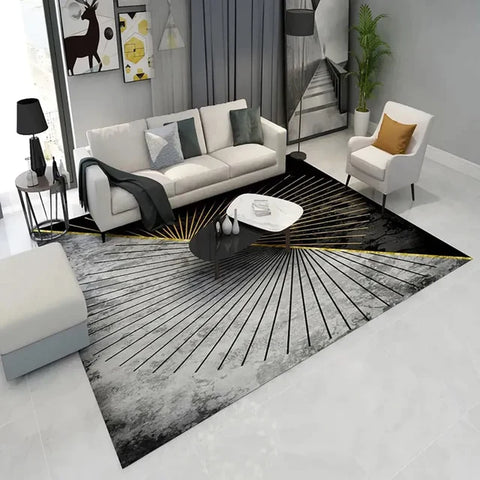 Line pattern rug