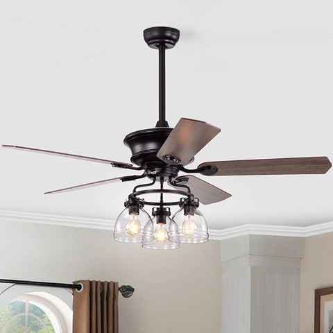 Farmhouse Ceiling Fan with Light