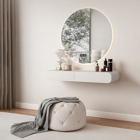 Modern Floating Makeup Vanity