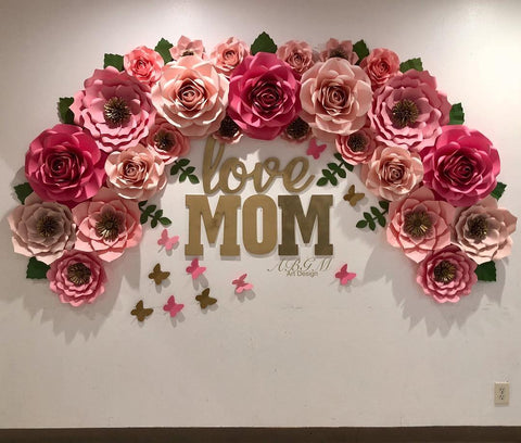  a photo booth area for mother's day decor