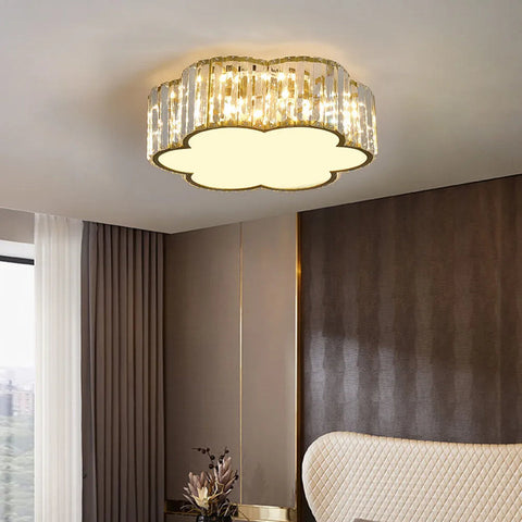 Crystal Flush Mount Light