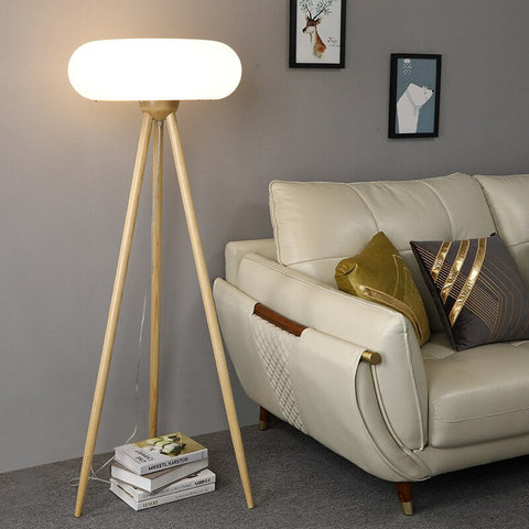 Wooden Floor Lamp