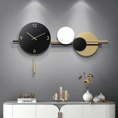 Simple Geometric Decoration Wall Clock