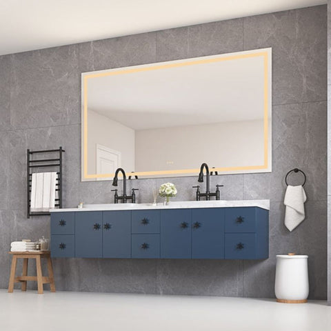 Wall-mounted Vanity Mirror with High-lumen and Anti-fog