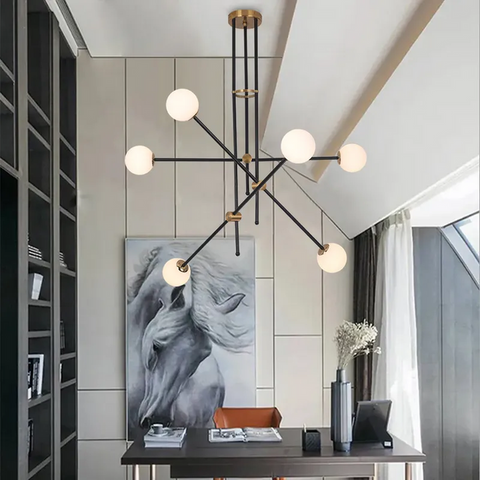 Modern Sputnik Warm Light Chandelier; Updating Your Home