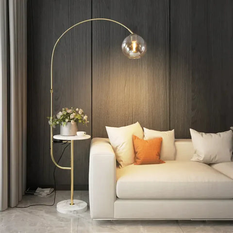Floor Lamps with Shelves