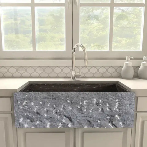 Rectangular farmhouse granite washbasin