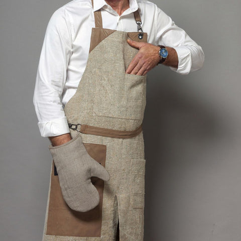 Apron and Oven Mitts