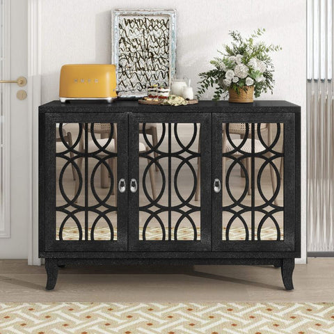 Black Sideboard Buffet Cabinet