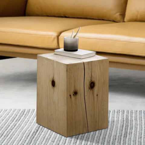 Farmhouse Wooden Side Table