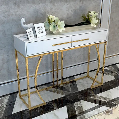 Gold Glossy Table