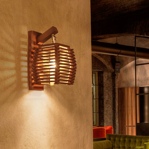 Wooden Wall Lamp