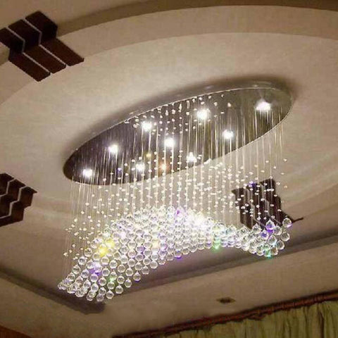 Crystal Flush Mount Light