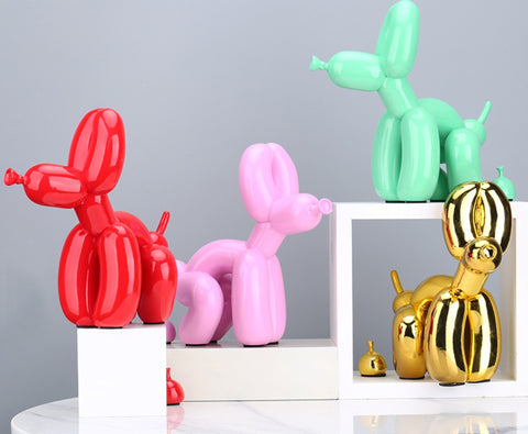 Balloon Dog Poo Resin Sculpture