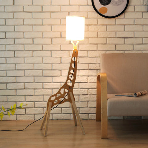 Wooden Floor Lamp