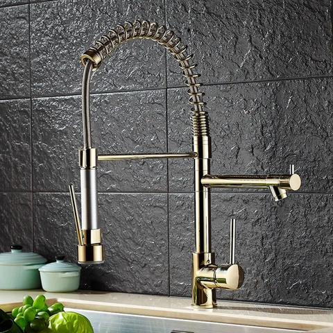 Luxury pull-out sprayer faucet
