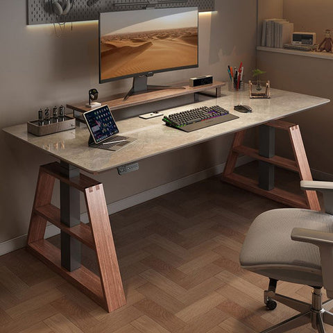 Modern Adjustable Wooden Computer Desk
