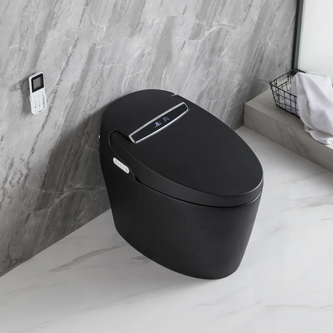 elongated smart toilet