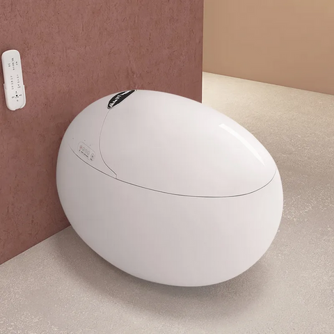 oval egg-shaped toilet