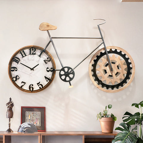 Decoration Bike-Shaped Wall Clock