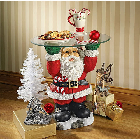 Santa Claus Tray Decorative Statues