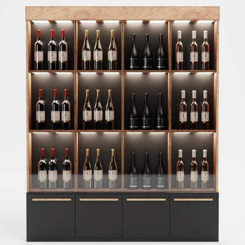 contemporary design wine rack