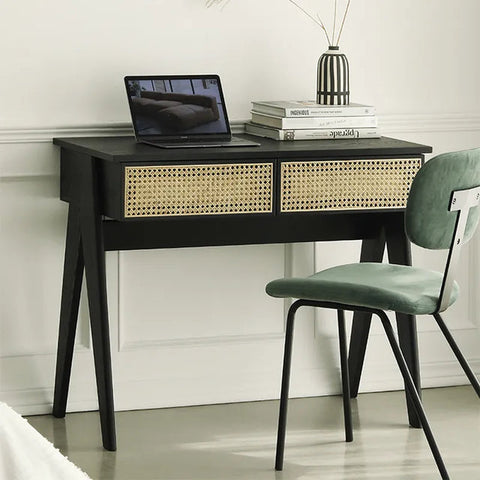 Black Rattan Home table