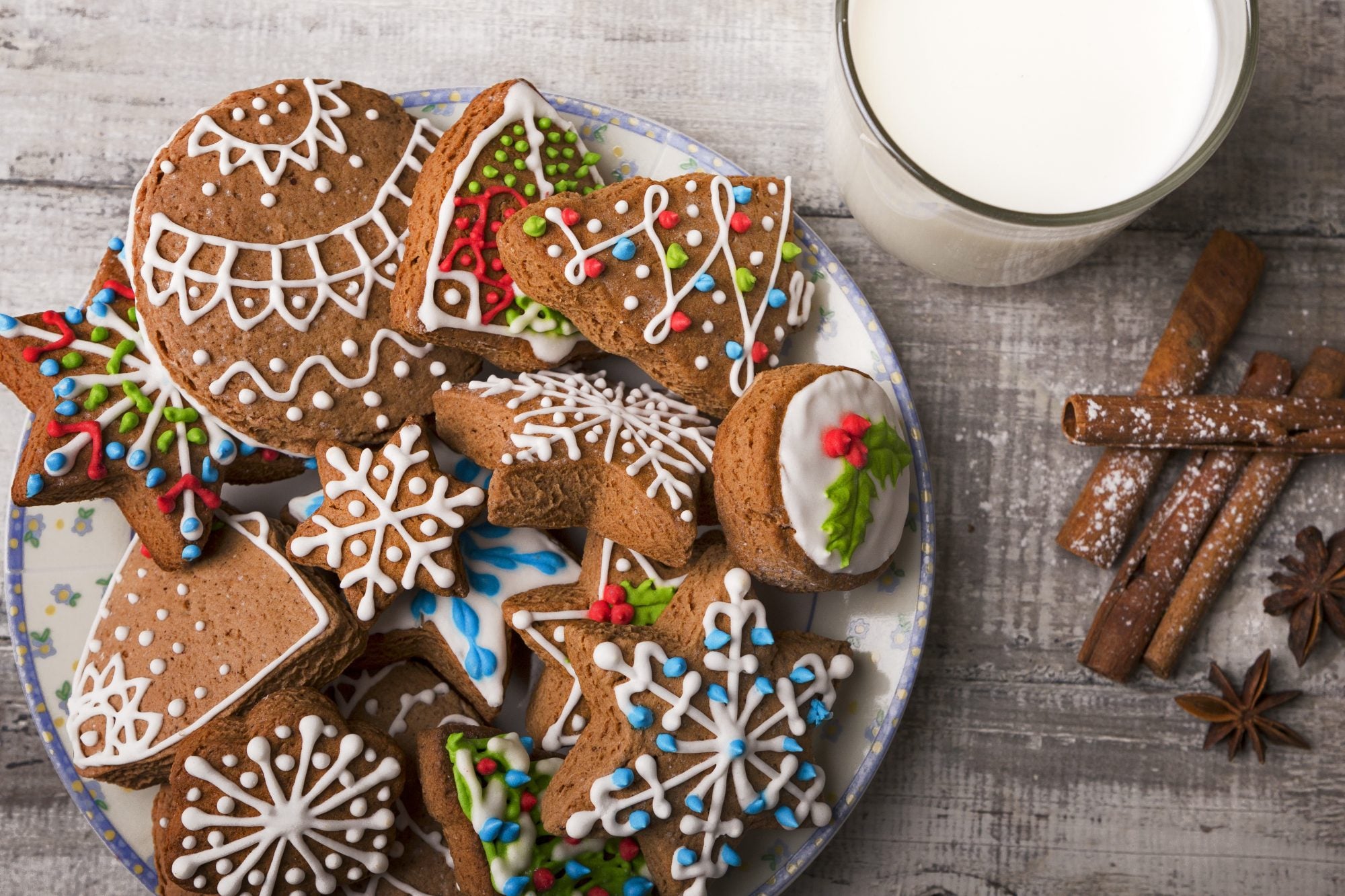 A Plate Filled with Festive Cookies