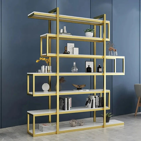 Minimalistic 6-Tiered Etagere Bookshelf 