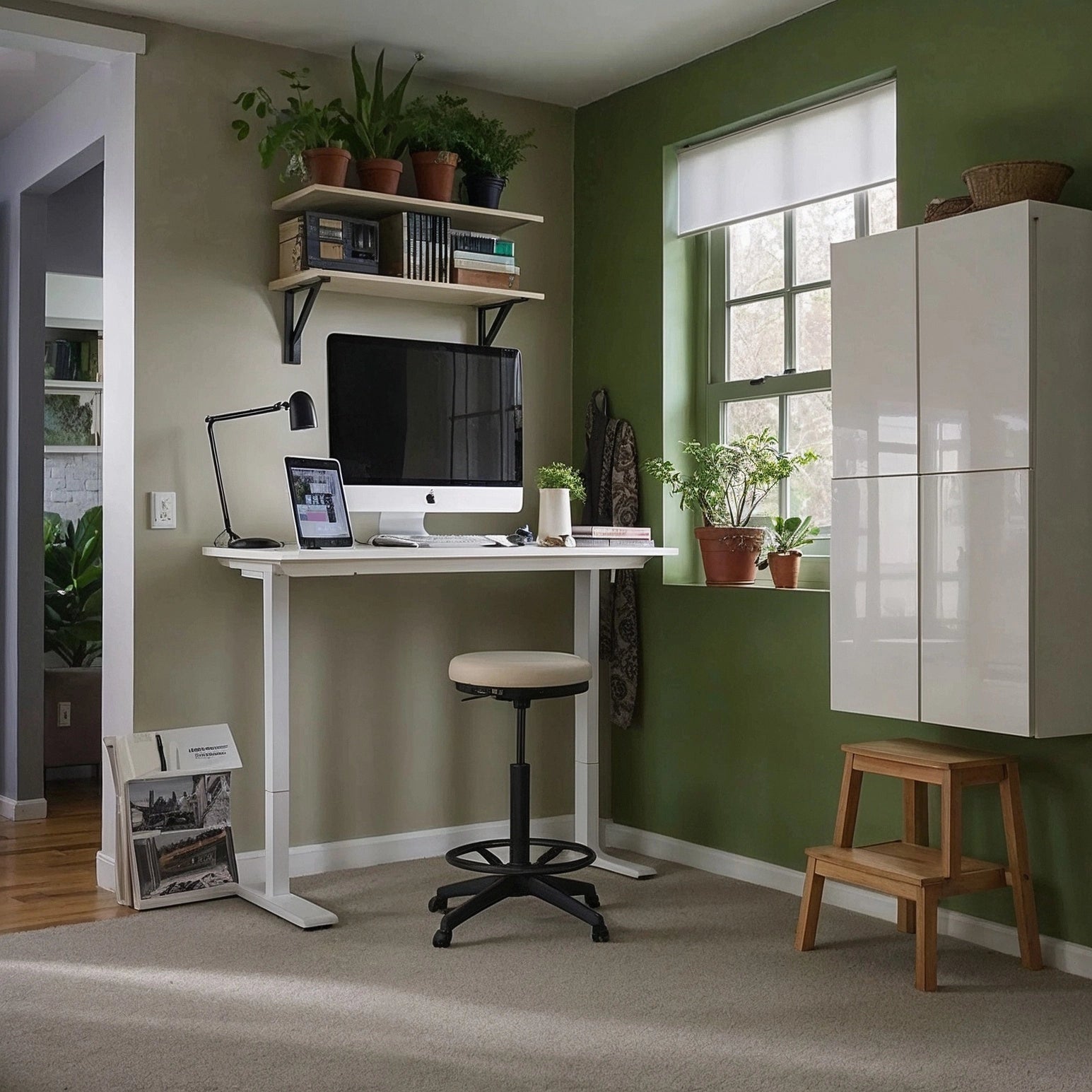 A modern living room idea for a tech-friendly lifestyle