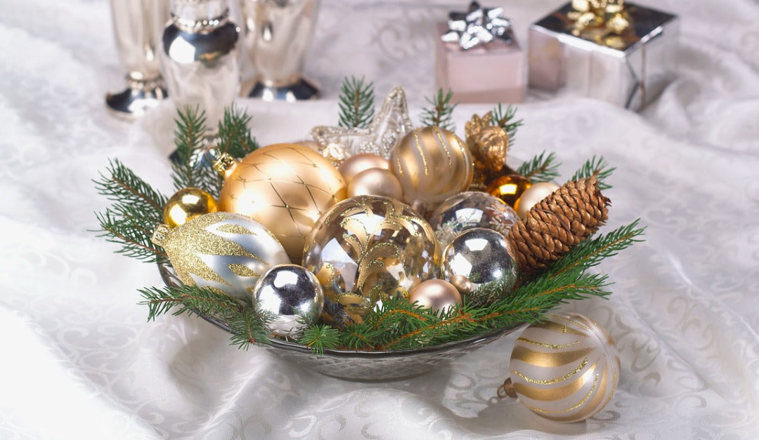 Ornaments in an Ornamental bowl